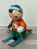 Blikken opwindbare skiër, Antiek en Kunst, Antiek | Speelgoed, Ophalen of Verzenden