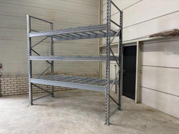 palletstelling zwaar 3000x2700x1100mm (HxBxD) 3 niveaus beschikbaar voor biedingen