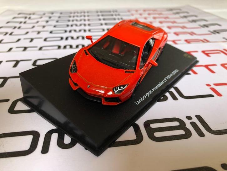 Lamborghini Aventador LP 700-4 arancio 2010 1:43, Hobby en Vrije tijd, Modelauto's | 1:43, Nieuw, Auto, Overige merken, Ophalen of Verzenden