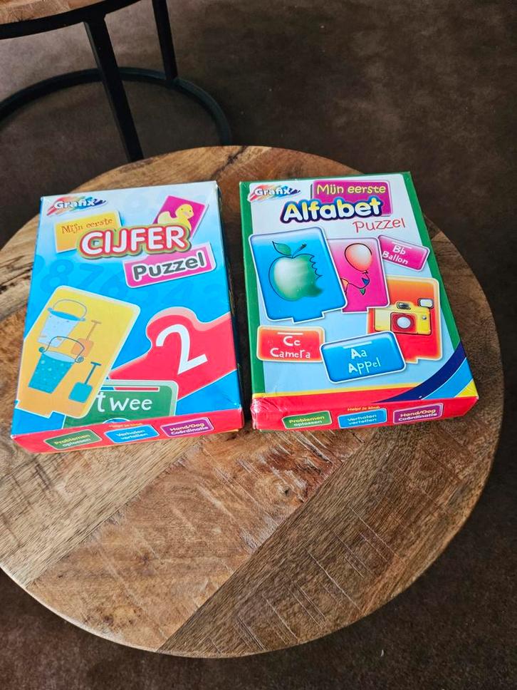 Grafix Puzzels - Cijfer & Alfabet, Kinderen en Baby's, Speelgoed | Kinderpuzzels, Zo goed als nieuw, 2 tot 4 jaar, 10 tot 50 stukjes