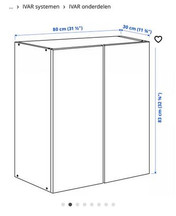 Ikea Ivar kast - afbeelding 3