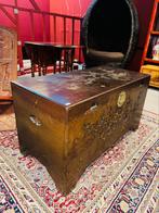 Chinese kist houtsnijwerk kamferkist, Huis en Inrichting, Ophalen, A, A, A