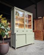 Mosgroene Winkelkast | Buffetkast | Servieskast #1199, Huis en Inrichting, Kasten | Buffetkasten, Niet ingevuld, 200 cm of meer