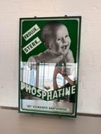 Antieke Baby reclame spiegel, Ophalen, Gebruikt, Reclamebord