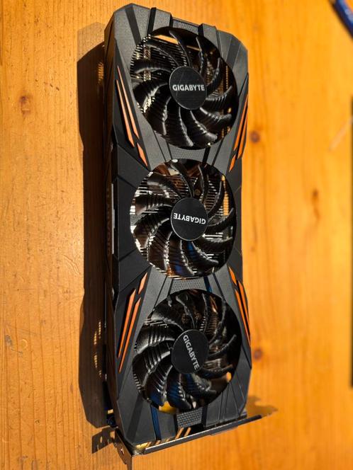 Gigabyte GTX 1070 Ti 8GB, Computers en Software, Videokaarten, Zo goed als nieuw, Nvidia, PCI-Express 3.0, GDDR5, Ophalen