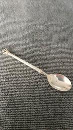 Verzilverde Theelepel met Kroontje, Ophalen of Verzenden, Zilver