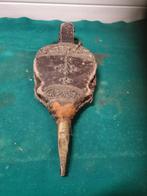 blaasbalg  jaren 50 messing leer hout, Verzamelen, Ophalen of Verzenden