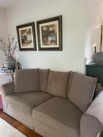 Bank taupe, Huis en Inrichting, Banken | Bankstellen, Ophalen, Gebruikt, Driepersoons, 75 tot 100 cm