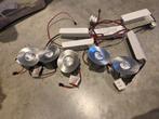 Inbouwspots met driver, Huis en Inrichting, Lampen | Spots, Ophalen, Zo goed als nieuw, Metaal of Aluminium, Plafondspot of Wandspot
