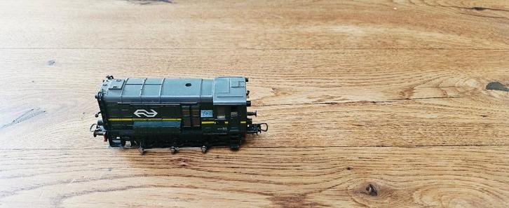 NS rangeerlocomotief groen, Roco 04160A, Hobby en Vrije tijd, Modeltreinen | H0, Gebruikt, Locomotief, Gelijkstroom, Roco, Analoog