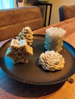 Handgemaakte Lichtgroene Kaarsen, Huis en Inrichting, Woonaccessoires | Kandelaars en Kaarsen, Ophalen, Overige materialen, Nieuw