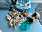 Knaagdierspullen + vervoersbox ferplast, Ophalen of Verzenden, Zo goed als nieuw