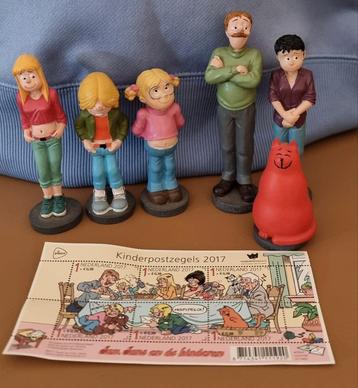 Jan, Jans en de Kinderen Beeldjes + Kinderpostzegels 2017 beschikbaar voor biedingen