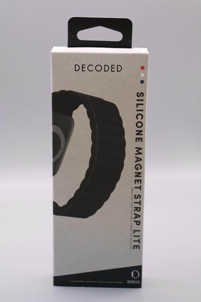 Decoded Siliconen Apple Watch bandje | 44 - 49 mm, Telecommunicatie, Wearable-accessoires, Gebruikt, Bandje, Ophalen of Verzenden