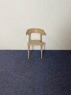4 x Kantinestoel, bruin, kunststof, 4-poot onderstel, Ophalen, Kunststof, Gebruikt, Bruin