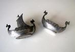 Vikingschepen van handgegoten tin, Antiek en Kunst, Ophalen of Verzenden
