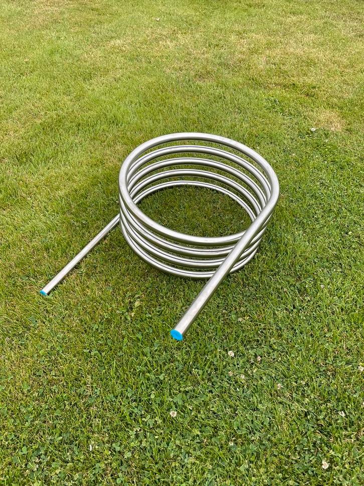 RVS 316 warmtewisselaar spiraal zwembadverwarming hottub, Tuin en Terras, Zwembad-toebehoren, Nieuw, Verwarming, Ophalen of Verzenden