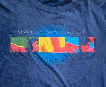 Tourshirt Simple Minds real live tour 1991 !! Zeldzaam shirt beschikbaar voor biedingen