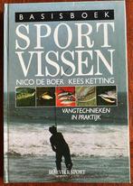 Basisboek Sportvissen - Nico de Boer & Kees Ketting, Boeken, Gelezen, Nico de Boer, Ophalen of Verzenden, Watersport en Hengelsport