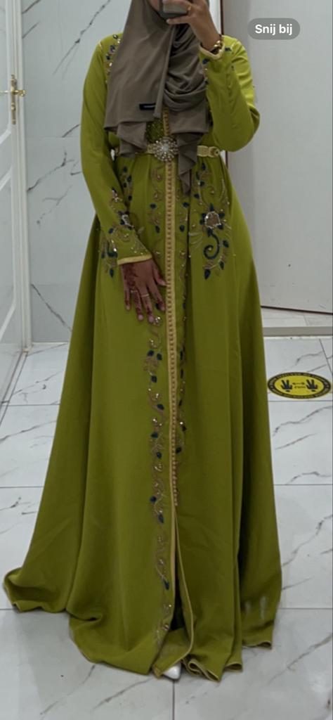 Prachtige Kaftan - Enkele keren gedragen, Overige typen, Ophalen of Verzenden, Maat 36 (S), Gedragen