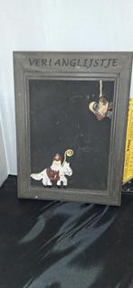 Sinterklaas verlanglijstje krijtbordje 21,5x29 cm (171125), ., Ophalen of Verzenden, Zo goed als nieuw, .