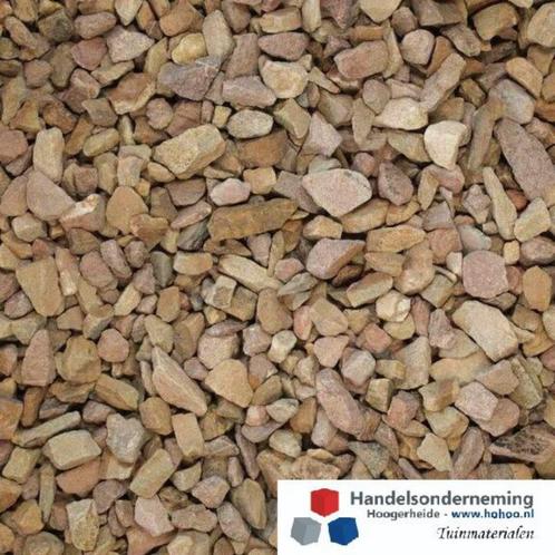 Grauwacke split beige bruin grijs siersplit oprit parking, Tuin en Terras, Grind, Keien en Split, Nieuw, Split, Multi, Overige materialen