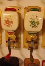 PeDe Wand Koffiemolens met Bloemdecor, Ophalen