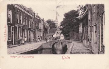 JL780 Gouda Achter de Vischmarkt 1900 beschikbaar voor biedingen