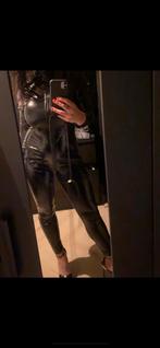 Latex wetlook leer catsuits, Verzenden, Zo goed als nieuw, Maat 46/48 (XL) of groter, Zwart