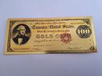 AMERIKA 100  DOLLAR / GOUDFOLIE BILJET/ GOLD COINS ( 129), Postzegels en Munten, Bankbiljetten | Europa | Eurobiljetten, Los biljet