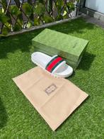 Slippers gucci wit badslippers slides, Ophalen of Verzenden, Zo goed als nieuw, Wit