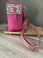 Nieuw: Tasje / Portemonnee met bagstrap, Ophalen of Verzenden, Zo goed als nieuw, Roze, Schoudertasje