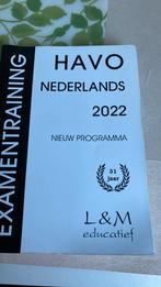 G.P. Broekema - Examentraining Havo Nederlands 2022, HAVO, G.P. Broekema, Nederlands, Ophalen of Verzenden