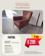 Fauteuil, Stof, Gebruikt, Minder dan 75 cm, Ophalen of Verzenden