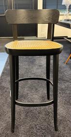 Barkrukken 6 x webbing zwart hout Kave Home, Huis en Inrichting, Barkrukken, Ophalen, 60 tot 90 cm, Hout, Gebruikt