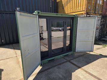 8ft thuiskantoor container berging camper unit geïsoleerd beschikbaar voor biedingen