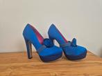 Kobalt blauwe pumps. 38, Spm, Pumps, Zo goed als nieuw, Verzenden