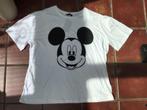 Wit shirt Disney Mickey Mouse maat S, Wit shirt Disney Mickey Mouse maat S, Nieuw, Ophalen of Verzenden, Kleding