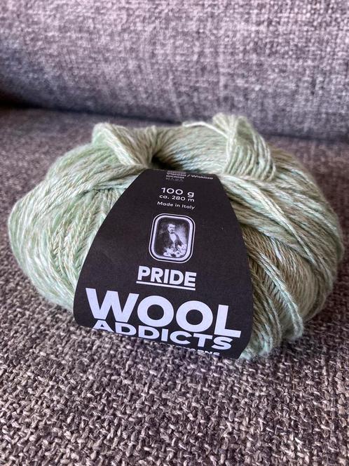 1 Bol Lang Yarns Wooladdicts Pride Col. 0091, Hobby en Vrije tijd, Breien en Haken, Zo goed als nieuw, Breien of Haken, Wol of Garen
