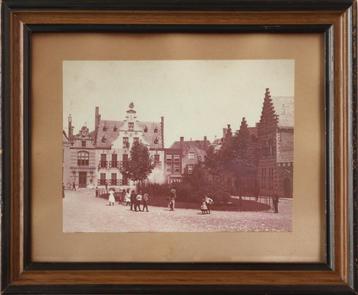 historische foto: Gezicht op de Balans, Middelburg beschikbaar voor biedingen