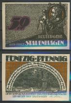 Stavenhagen 50 Pf 1921 Duits Noodgeld Biljet c-406 jdu, Ophalen of Verzenden, Duitsland, Los biljet