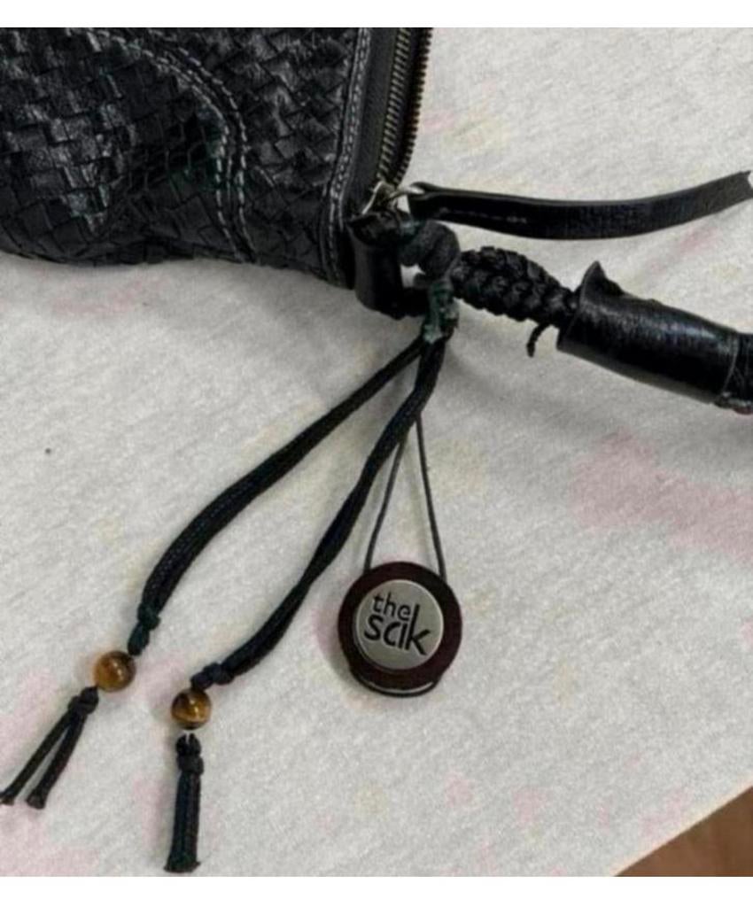 The Sak - handtas schoudertas zwart leder leer lederen NIEUW, Zwart, Nieuw, Ophalen of Verzenden, H