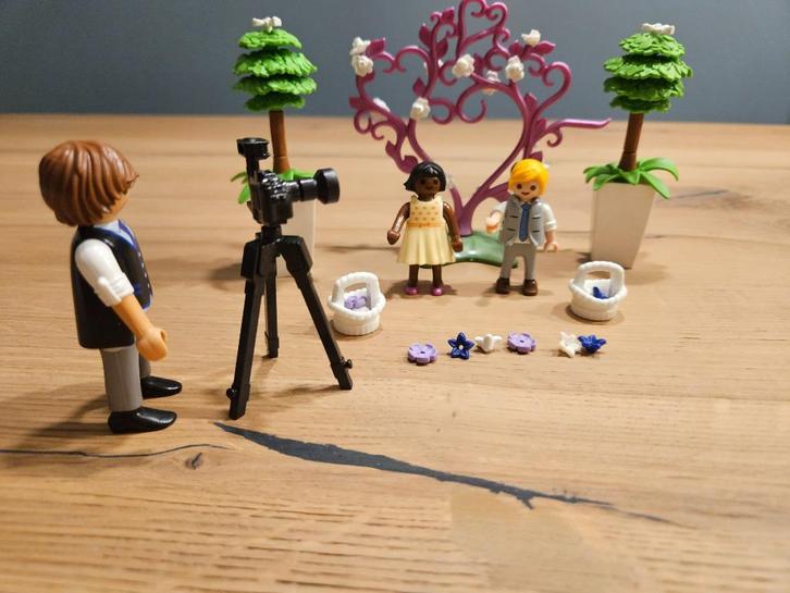 Playmobil 9230 Fotograaf met bruidskinderen, Kinderen en Baby's, Speelgoed | Playmobil, Zo goed als nieuw, Complete set, Ophalen of Verzenden