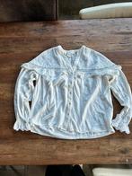 Femme9 blouse linnen met broderie mt L (40), Kleding | Dames, Femme9, Wit, Maat 42/44 (L), Ophalen of Verzenden