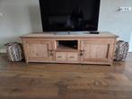Tv meubel, Ophalen, 150 tot 200 cm, Teakhout, Zo goed als nieuw