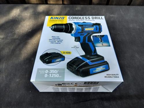 Kinzo Powertools Accuboormachine – 1300mAh Li-Ion – Nieuw, Doe-het-zelf en Verbouw, Gereedschap | Boormachines, Nieuw, Boor- en Schroefmachine