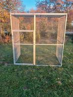 Aluminium voliere kooi uitvliegkooi kattenren, Dieren en Toebehoren, Ophalen, Zo goed als nieuw, Aluminium, Volière