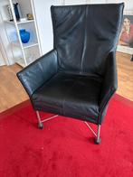 2x Montis Charly Gerard van den Berg fauteuils, Ophalen, Minder dan 75 cm, Leer, Zo goed als nieuw