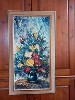 Schilderij "Gemixt boeket" van schilder Van de Veer., Ophalen of Verzenden