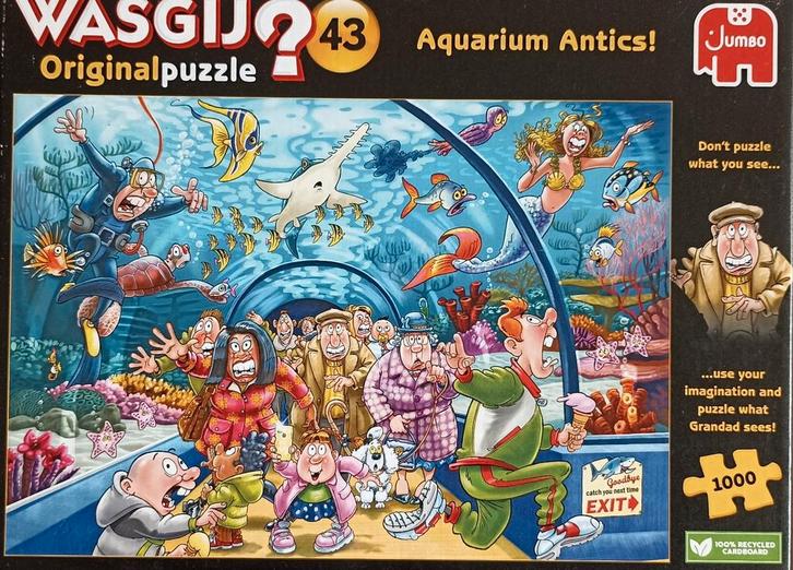 Wasgij? puzzel. 9 verschillende. 1000 stukjes. €6 per stuk, Hobby en Vrije tijd, Denksport en Puzzels, Zo goed als nieuw, 500 t/m 1500 stukjes